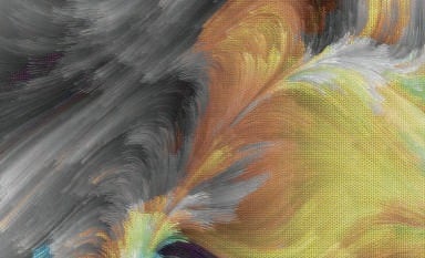 Abstract swirling colors artwork