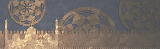 Abstract artwork of Jama Masjid